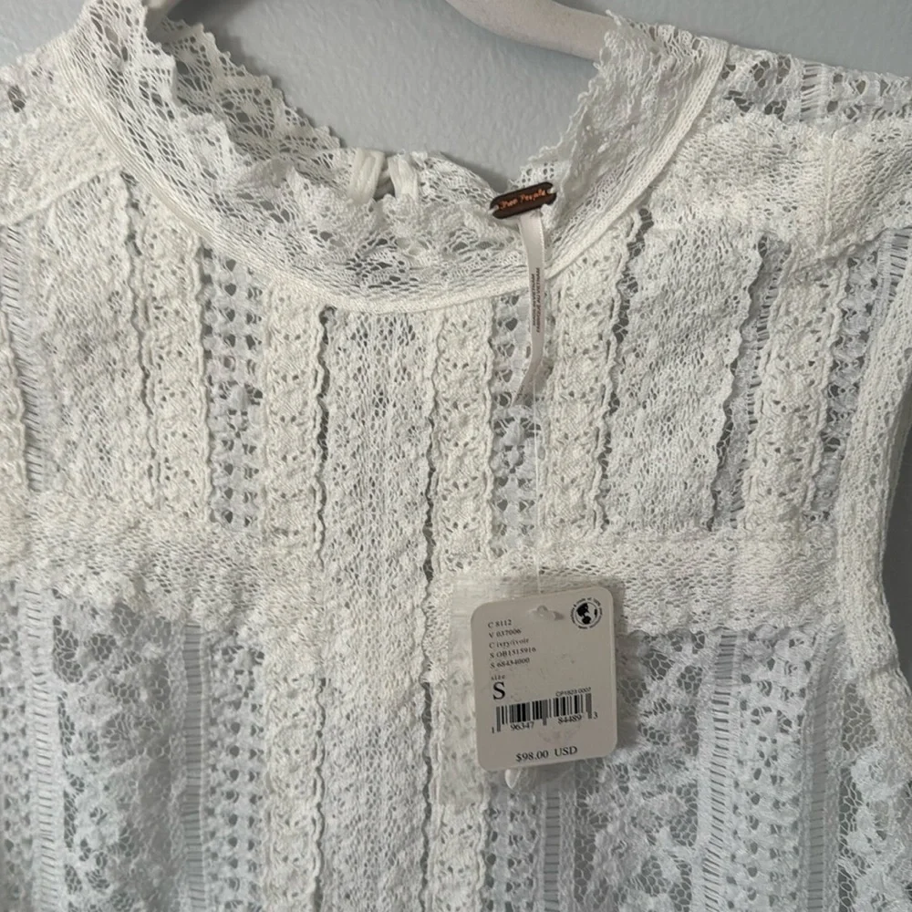 Free People Tea Party Top Size Small - Picture 6 of 7